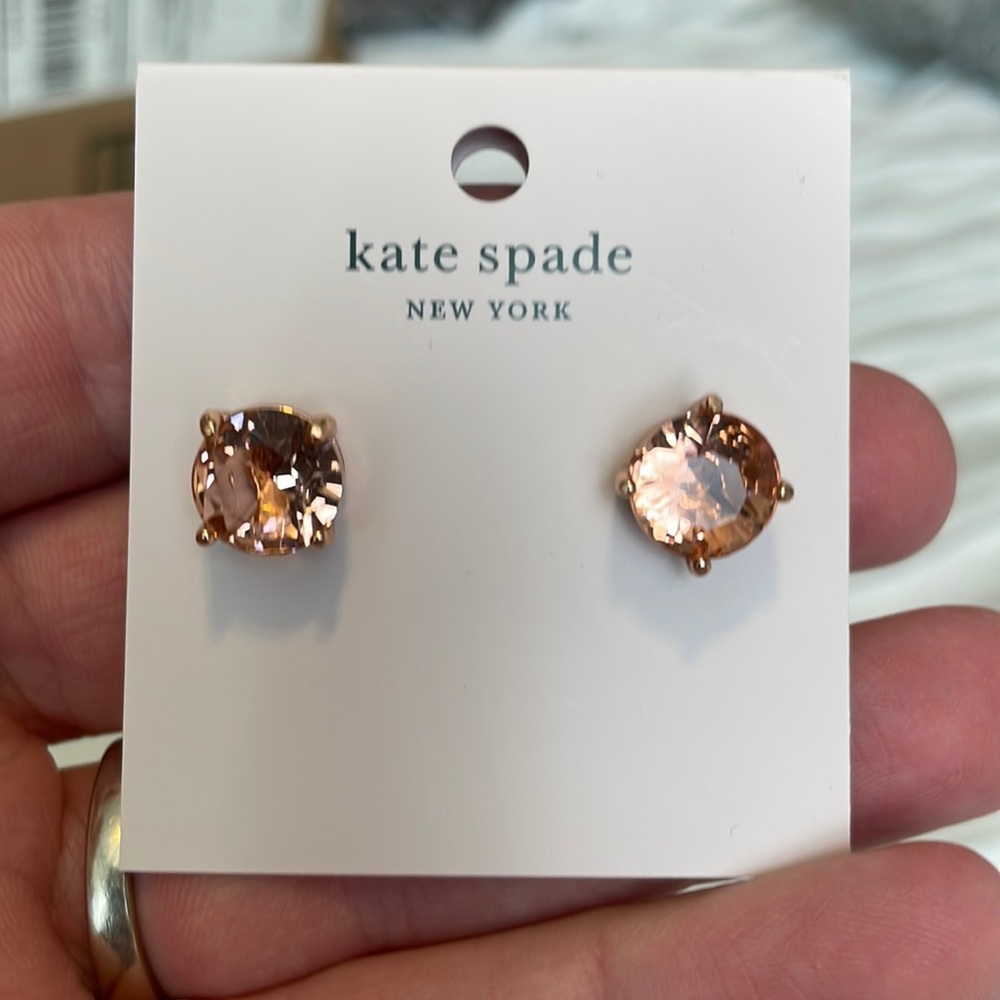 Kate spade peach gumdrop studs